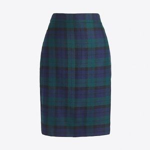 NWT J.Crew Factory Plaid Tartan Skirt